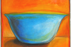 blue bowl